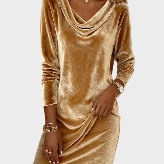 Verity — Relaxed Velvet Dress