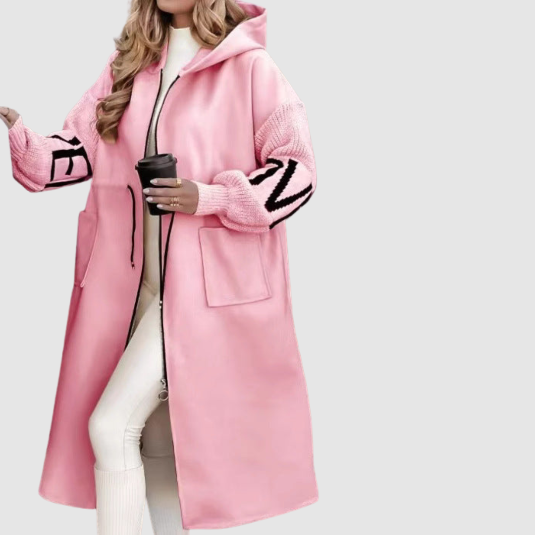 Freya — Elegant Hooded Coat