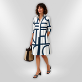 Isla — Printed Midi Dress