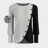 Kaia — Elegant Button Knit Jumper