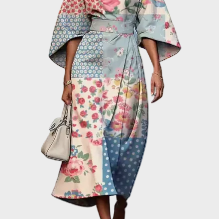 Cordelia — Elegant Floral Dress