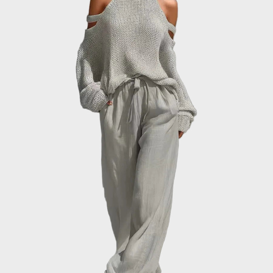 Sara — Modern Linen Knit Set