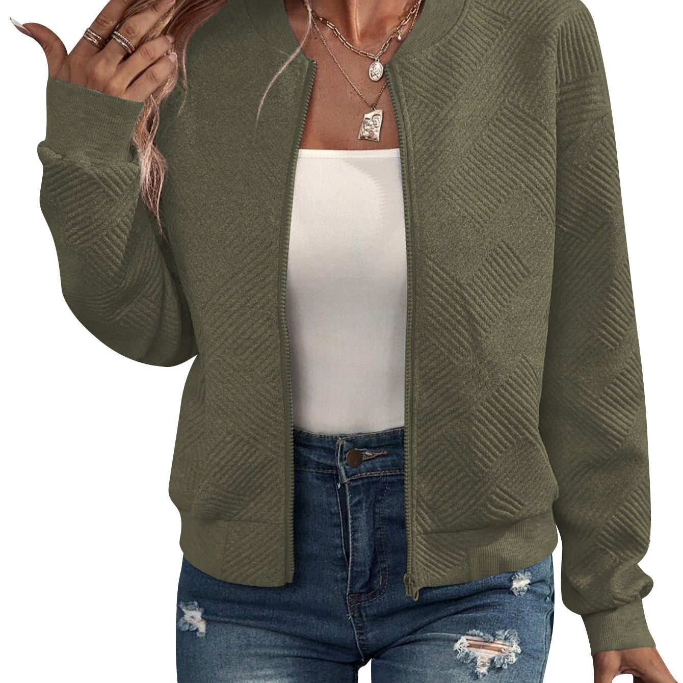 Alice — Zip Bomber Jacket