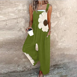 Margot — Printed Wide-Leg Short Jumpsuit