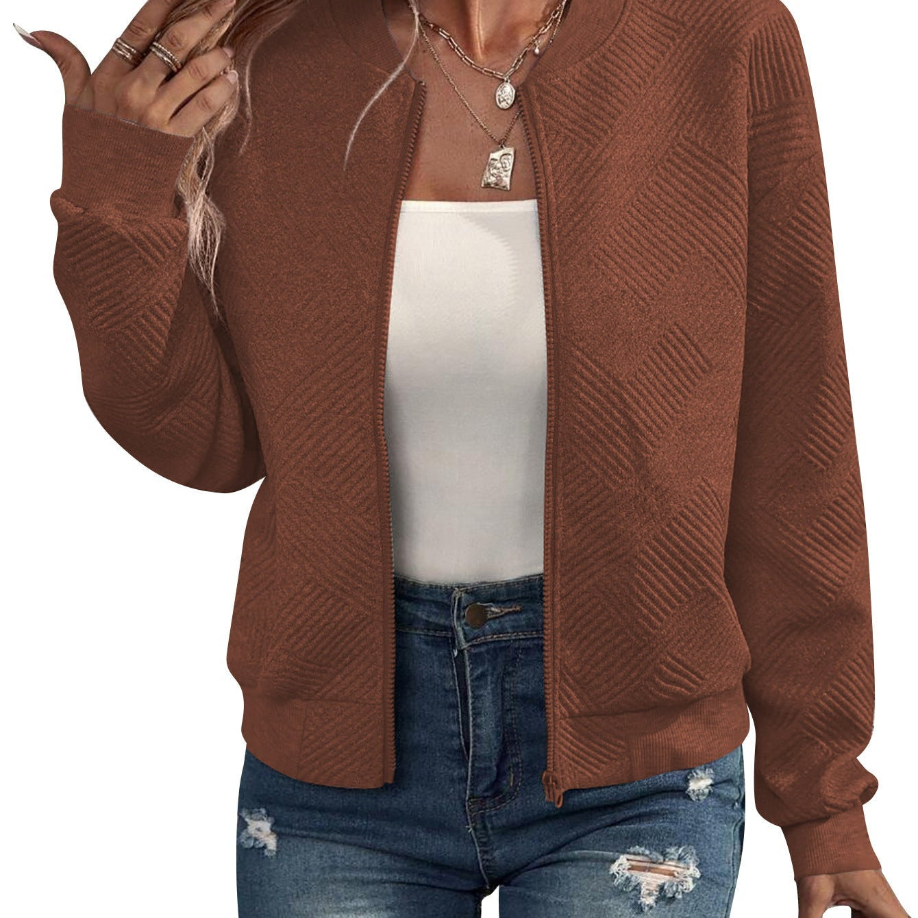 Alice — Zip Bomber Jacket