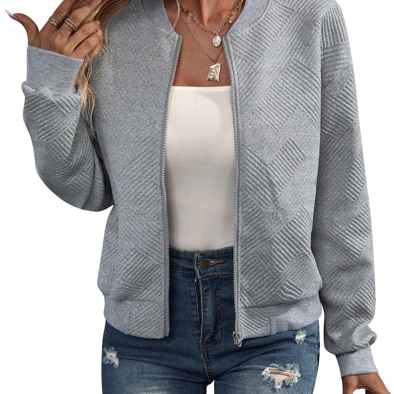 Alice — Zip Bomber Jacket