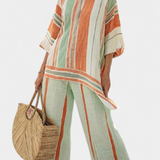 Billie — Striped Linen Set
