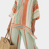 Billie — Striped Linen Set