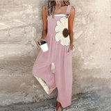 Margot — Printed Wide-Leg Short Jumpsuit