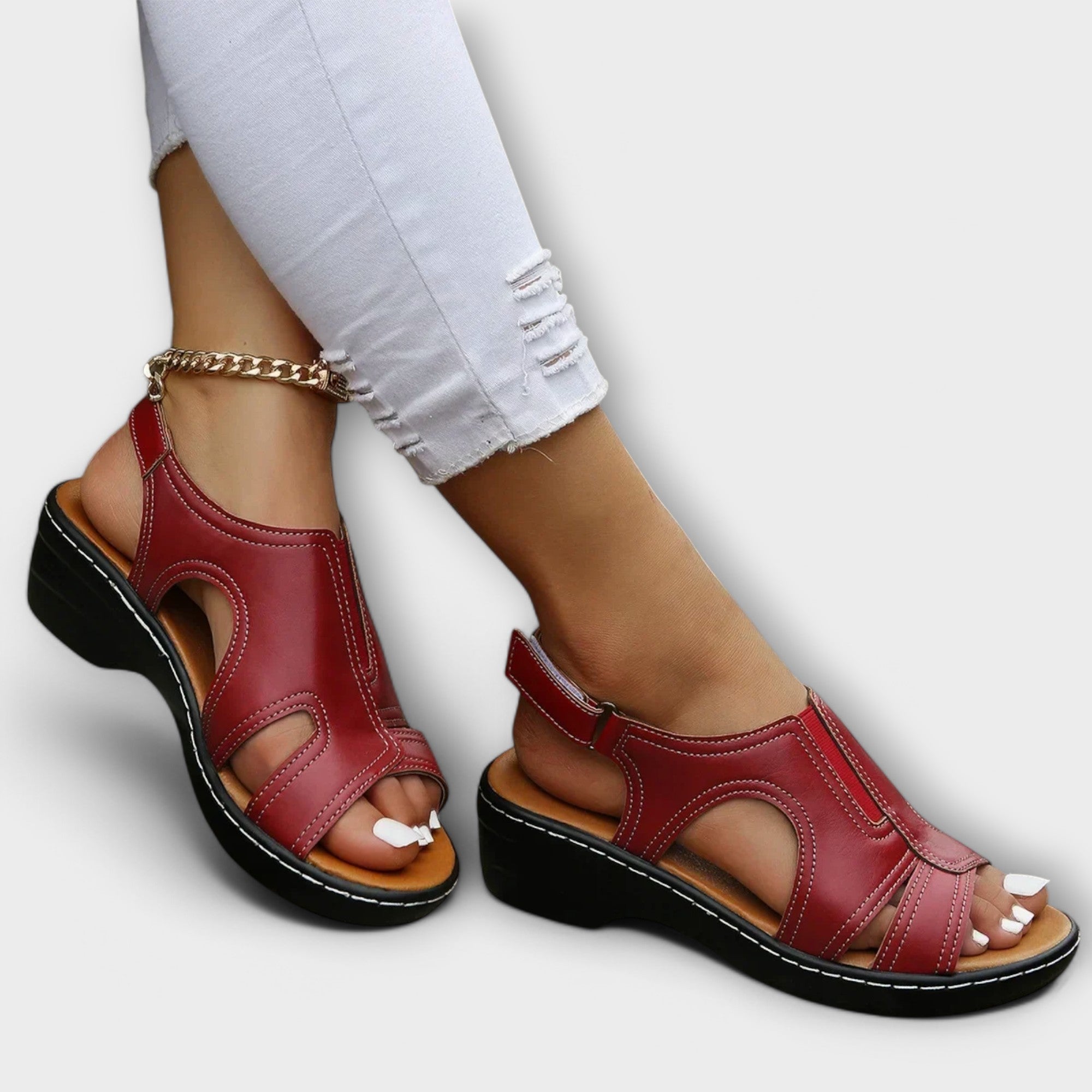 Jean — Leather Comfort Sandals