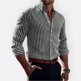 Sebastian — Men's Classic Striped Shirt