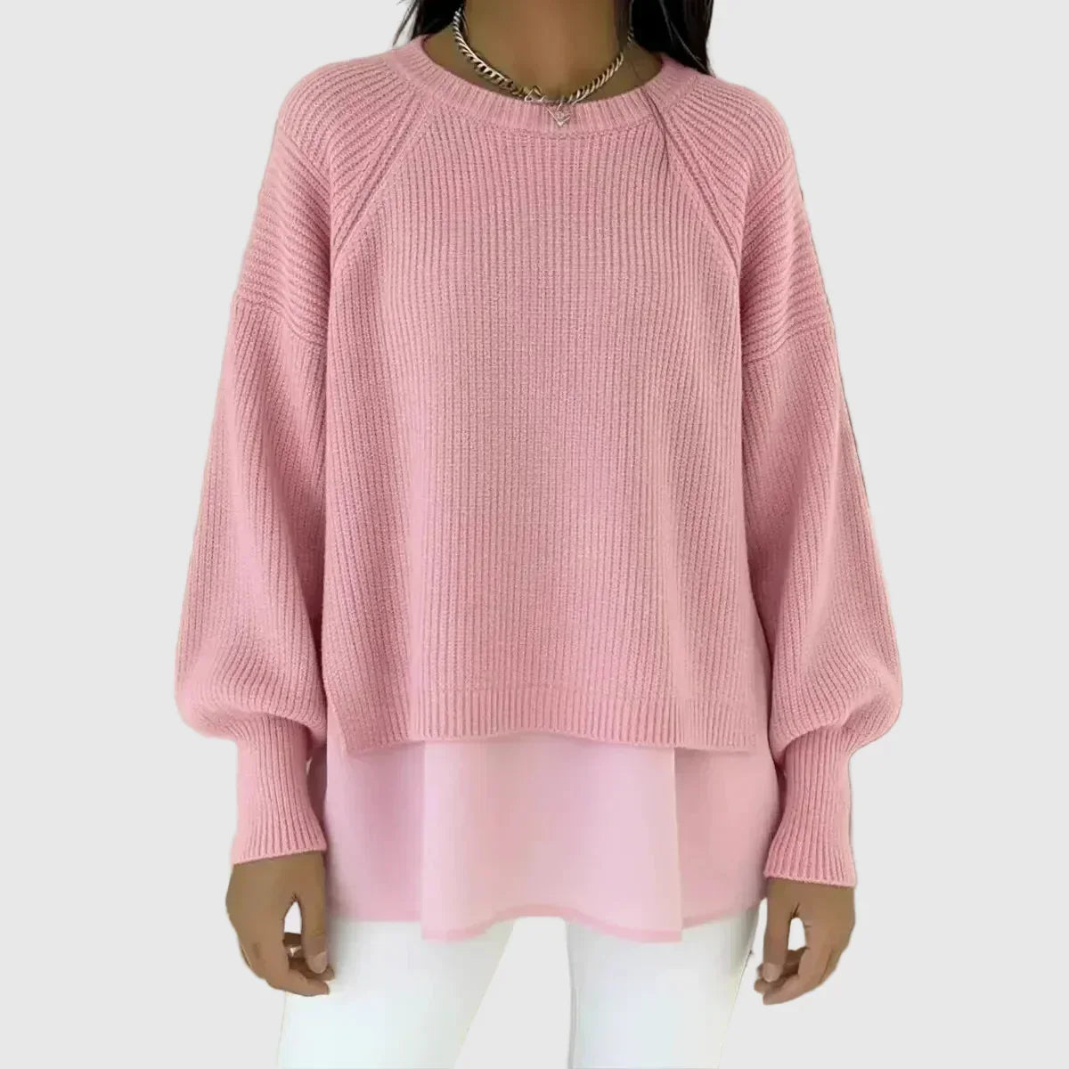 Lila — Warm Comfortable Flowing Collared Jumper