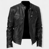Henry — Men's Elegant Autumn Leather Jacket