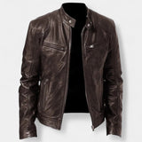 Henry — Men's Elegant Autumn Leather Jacket