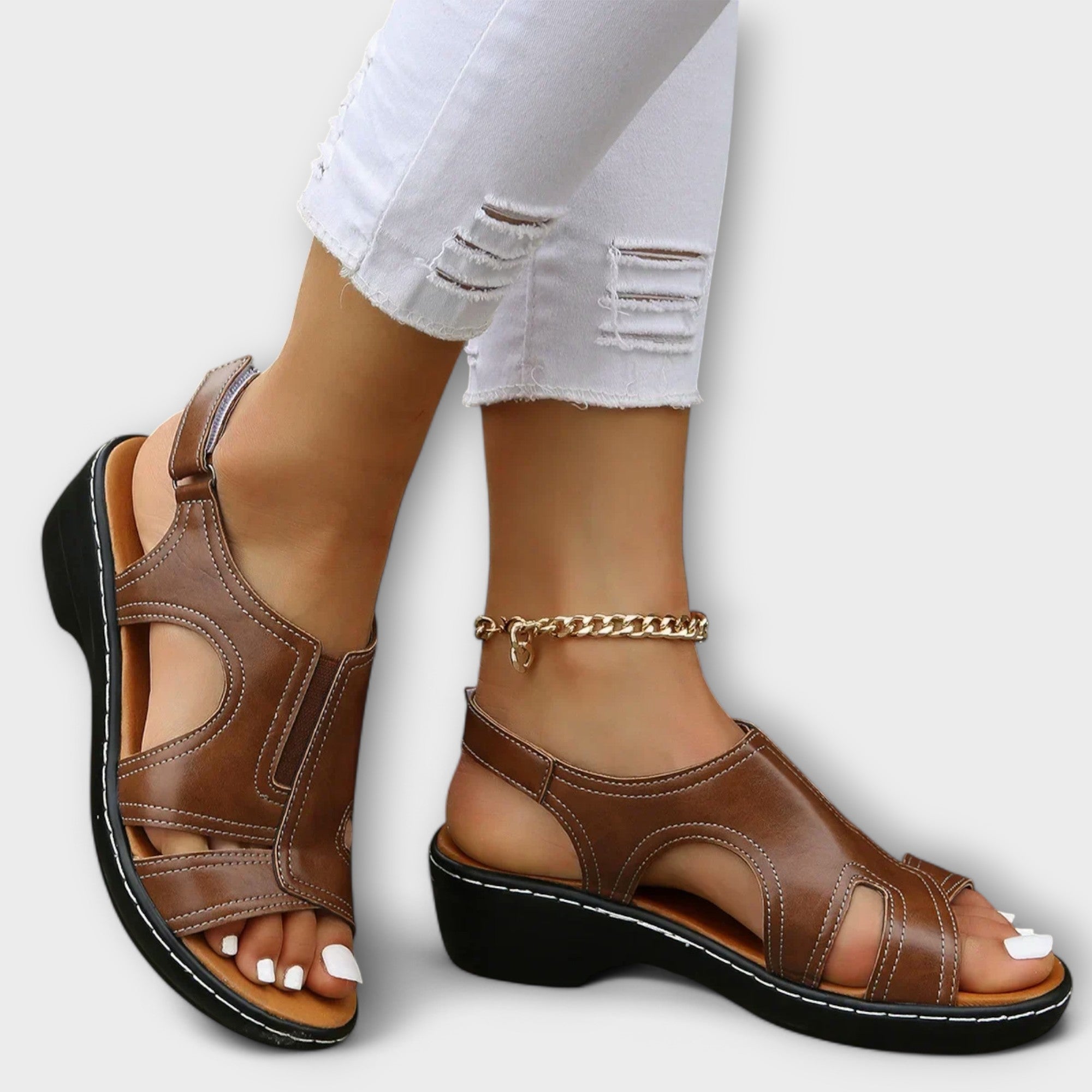 Jean — Leather Comfort Sandals