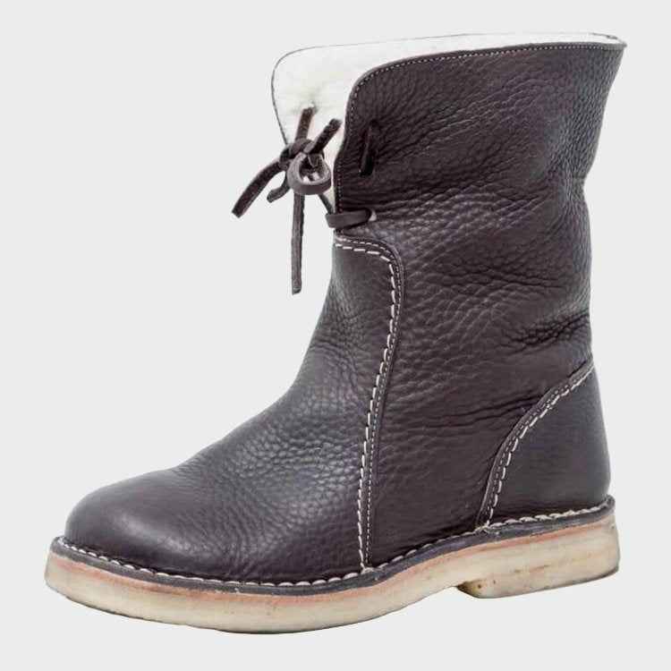 Valerie — Leather Wool Shoes