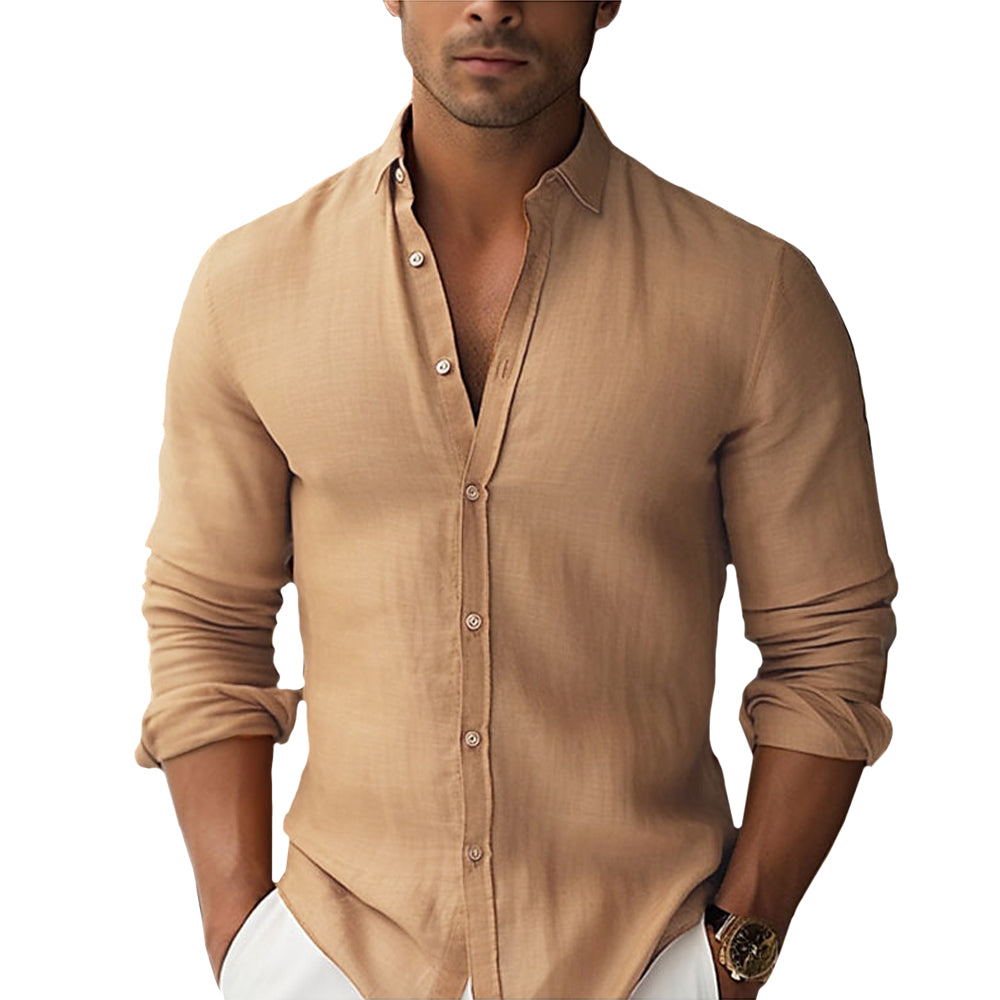 Hector — Men's Warm Fitted Flowing Shirt