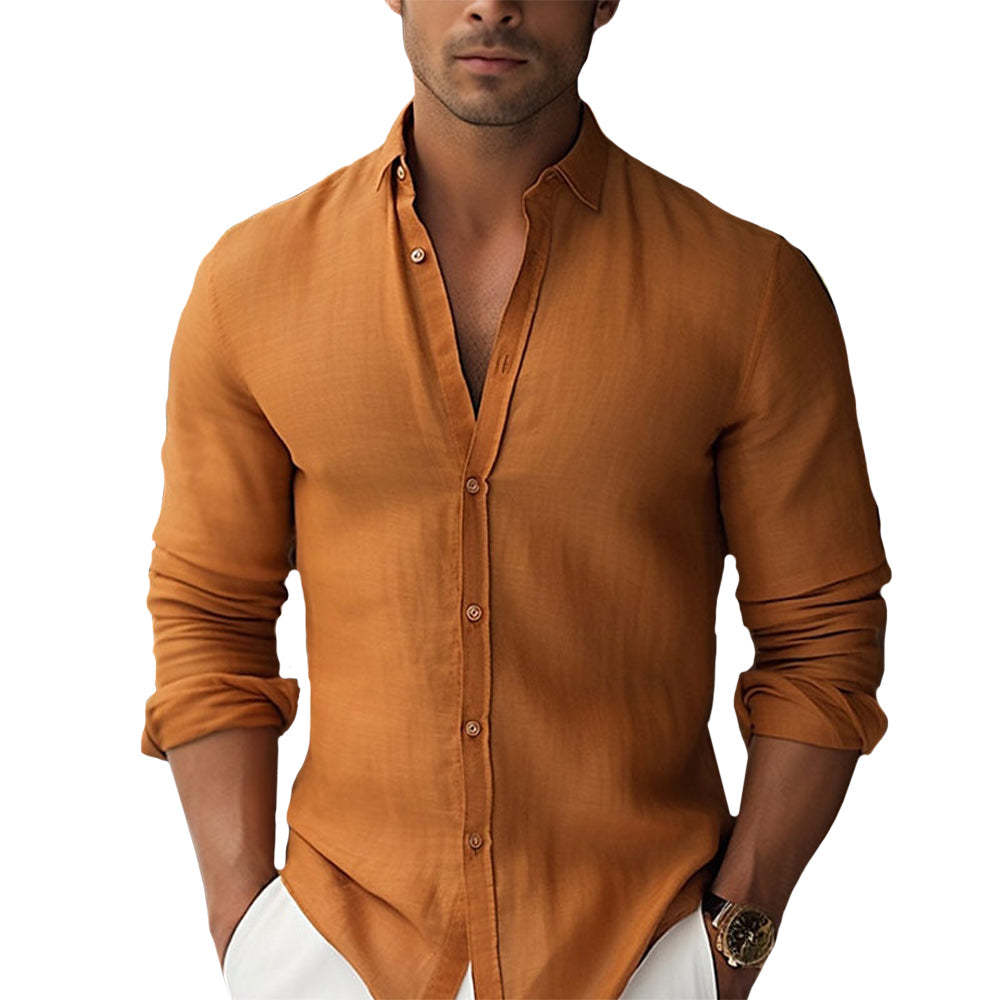 Hector — Men's Warm Fitted Flowing Shirt