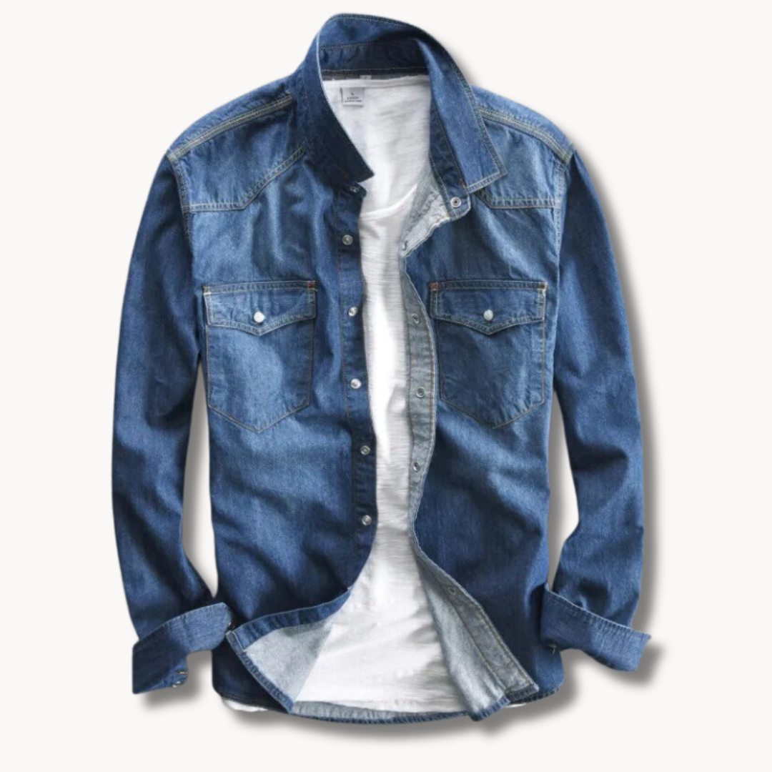 Beau — Men's Warm Fitted Button Shirt