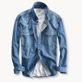 Beau — Men's Warm Fitted Button Shirt