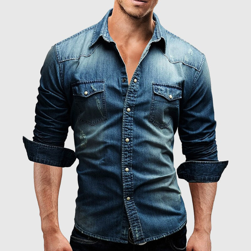 Gabriel — Men's Classic Fitted Button Shirt