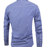 Victor — Men's Fitted Check Printed Shirt