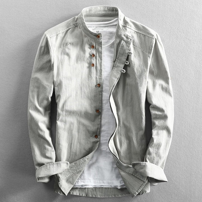 Nathan — Men's Vintage Collared Shirt