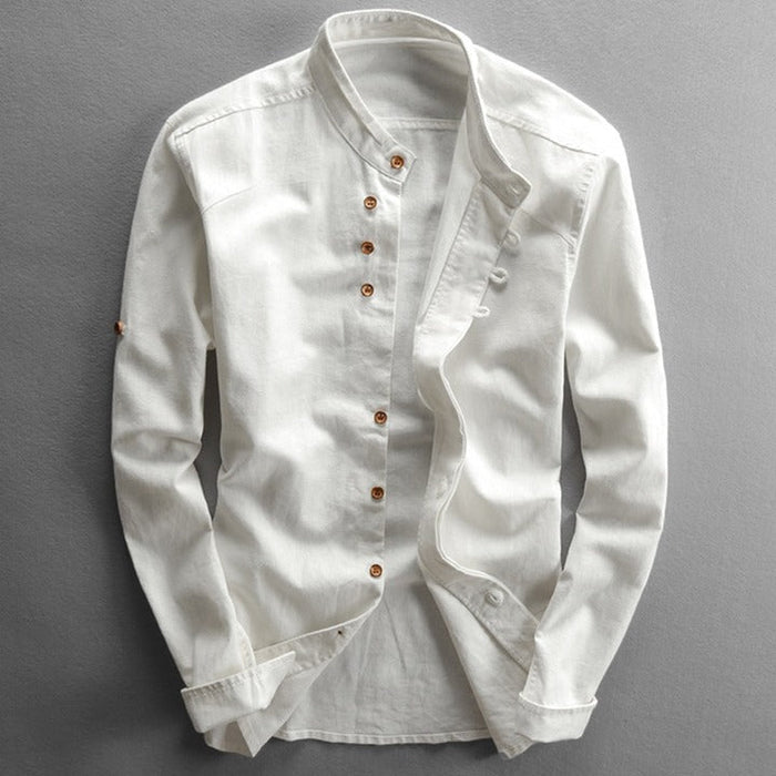 Nathan — Men's Vintage Collared Shirt
