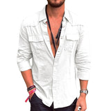 Theo — Men's Flowing Button Long Shirt
