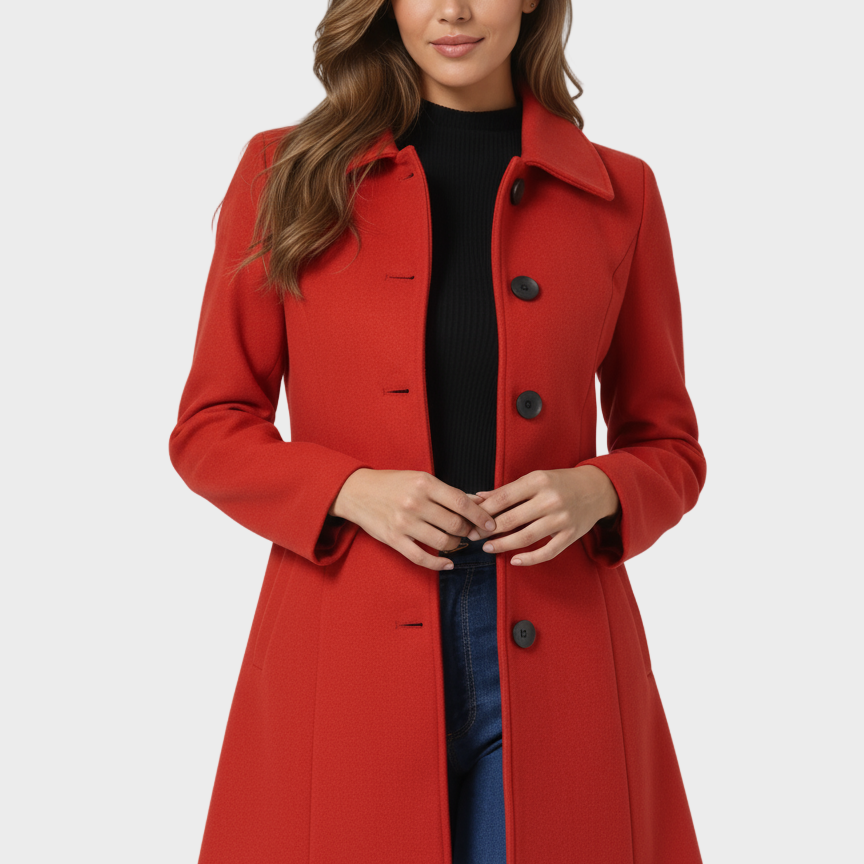 Josephine — Warm Fitted Long Jacket