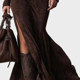 Zelda — Belted Maxi Dress