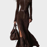 Zelda — Belted Maxi Dress
