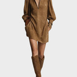 Margot — Turtleneck Mini Dress