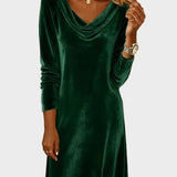 Verity — Relaxed Velvet Dress