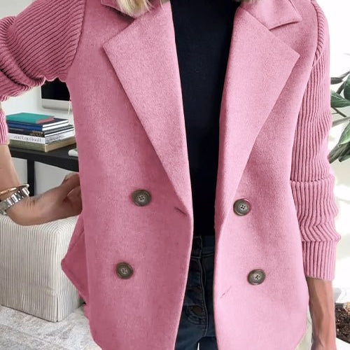 Noelle — Elegant Woven Blazer