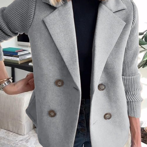 Noelle — Elegant Woven Blazer