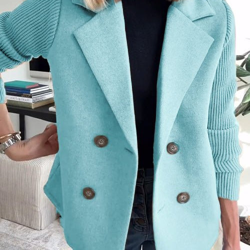 Noelle — Elegant Woven Blazer