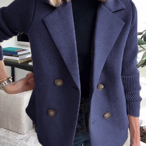 Noelle — Elegant Woven Blazer