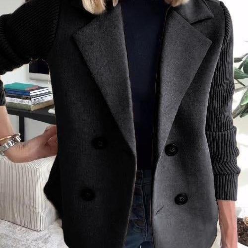 Noelle — Elegant Woven Blazer