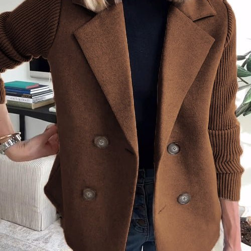 Noelle — Elegant Woven Blazer
