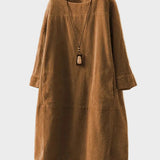 Ella — Relaxed Midi Corduroy Piece