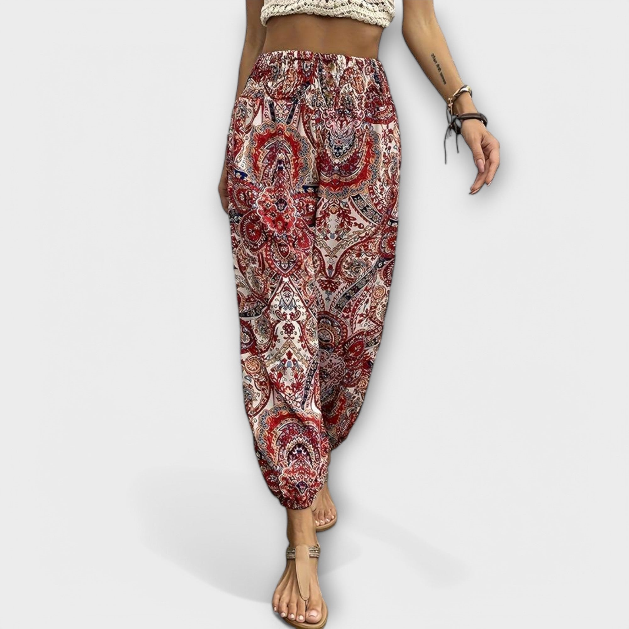 Scarlett — Printed Trousers