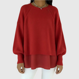 Lila — Warm Comfortable Flowing Collared Jumper