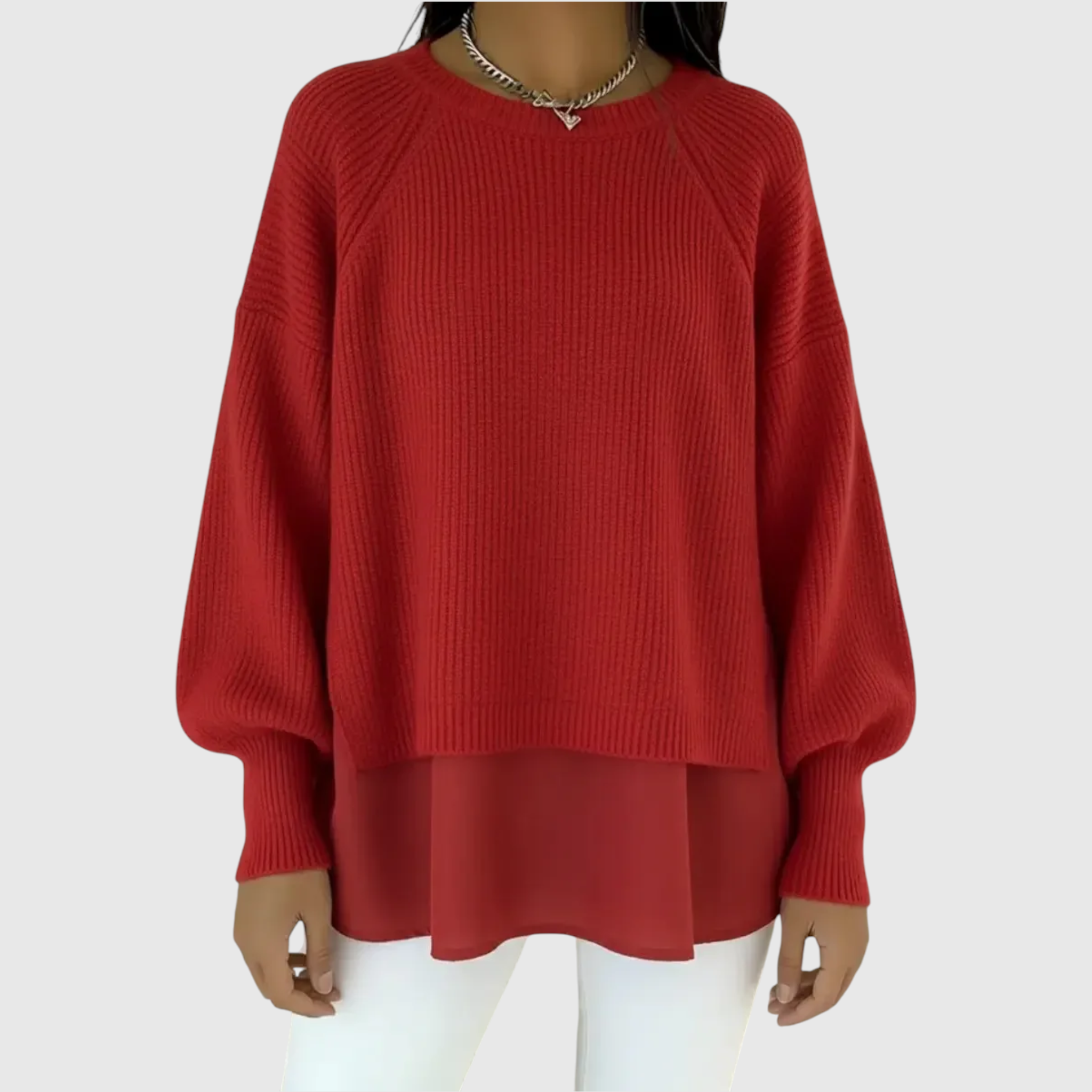 Lila — Warm Comfortable Flowing Collared Jumper