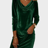 Verity — Relaxed Velvet Dress
