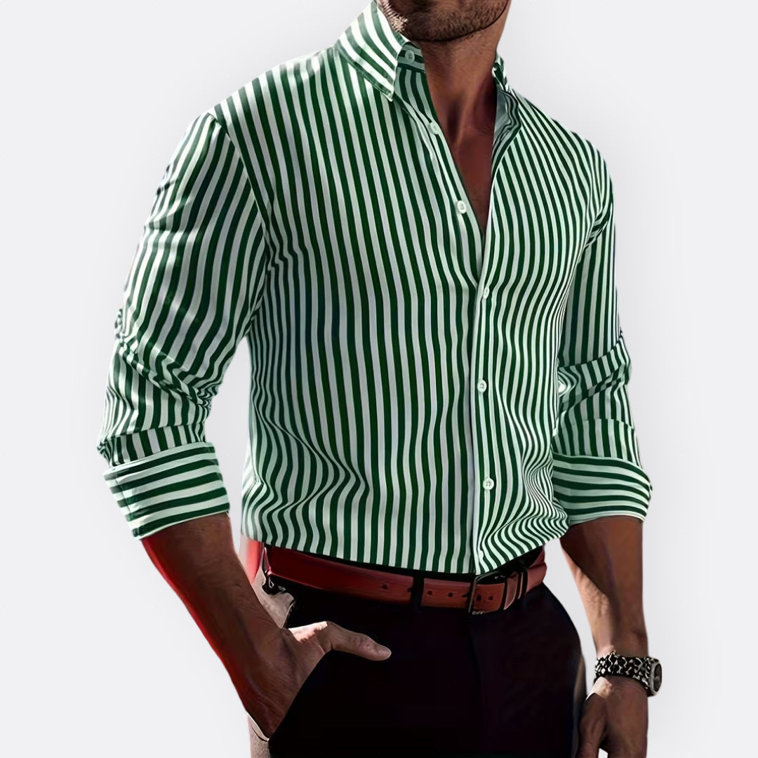 Sebastian — Men's Classic Striped Shirt