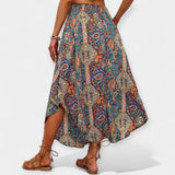 Imogen — Floral High-Waisted Midi Skirt
