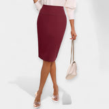 Winifred — High-Waisted Midi Skirt