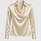 Harper — Elegant Satin Blouse