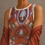 Romy — Printed Floral Long Dress